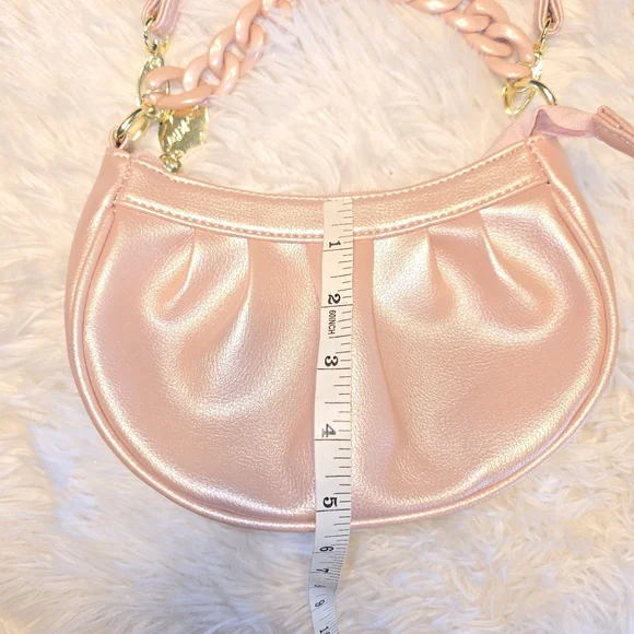 Betsey Johnson Pink Crossbody Purse - Picture 4 of 9